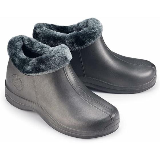 KALOSZ OCIEPLANY NISKI  SZARY 36-41