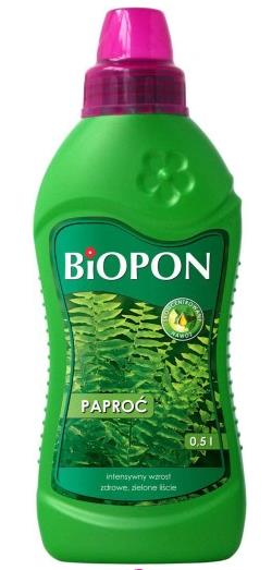 BIOPON PŁYN PAPROĆ 0,5 L,