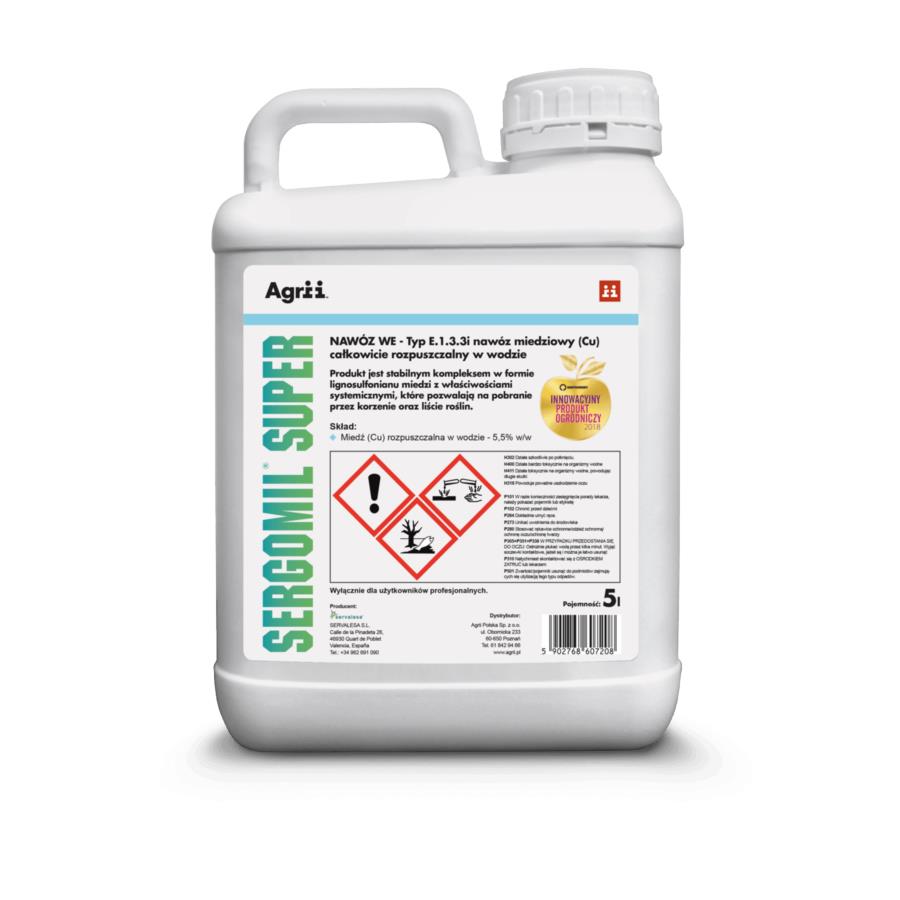 SERGOMIL L60 5 L miedź systemiczna,