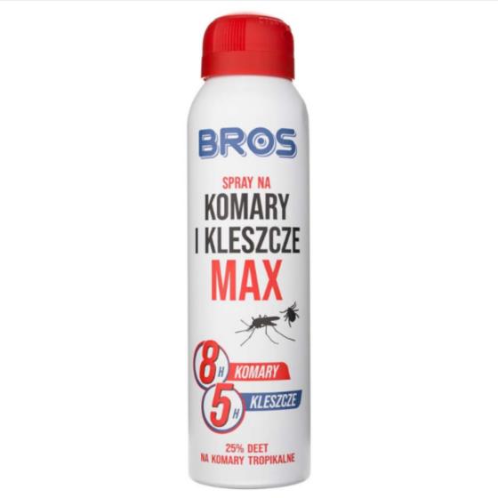 BROS SPRAY KOMARY/KLESZCZE MAX 30% 90  ML,