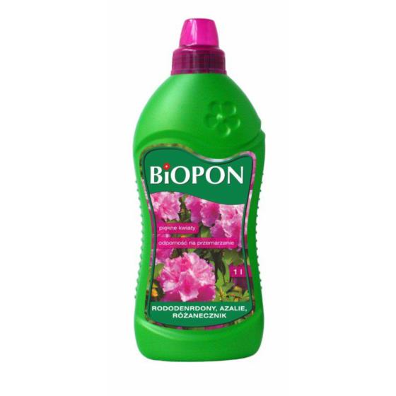 BIOPON DO RODODENDRONÓW, AZALII,          RÓŻANECZNIKÓW 1l