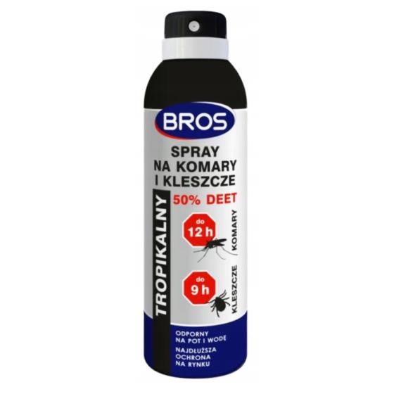 BROS SPRAY NA KOMARY/KLESZCZE DEET 180,  ml