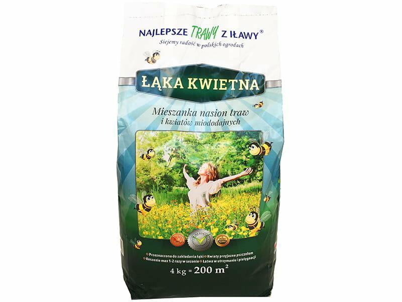 MIESZANKA TRAW MIESZANKA ŁĄKA KWIETNA 4   KG