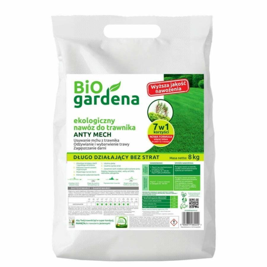 BIOGARDENA NAWÓZ JESIENNY DO TRAW 8KG