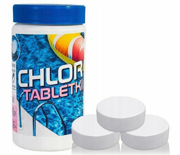 CHLOR TABLETKI DO BASENU