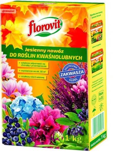 FLOROVIT JESIENNY DO KWAŚNOLUBNYCH 1 KG,