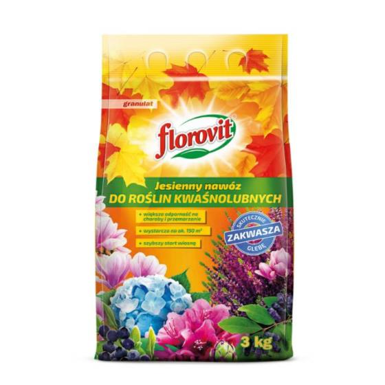 FLOROVIT JESIENNY DO KWAŚNOLUBNYCH 3 KG,