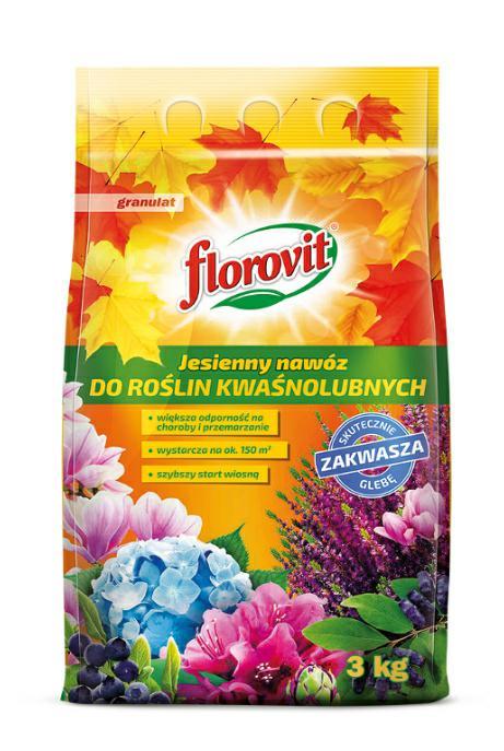 FLOROVIT JESIENNY DO KWAŚNOLUBNYCH 3 KG,