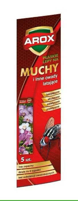 AROX LEP NA MUCHY PŁASKI 5 SZT.