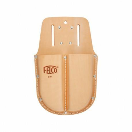 FELCO  921 KABURA DWUKOMOROWA  ZE SKÓRY   NATURALNEJ
