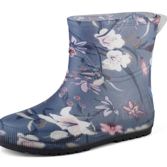 KALOSZ PCV FLOWERS KRÓTKI DAMSKI ROZ      37-41