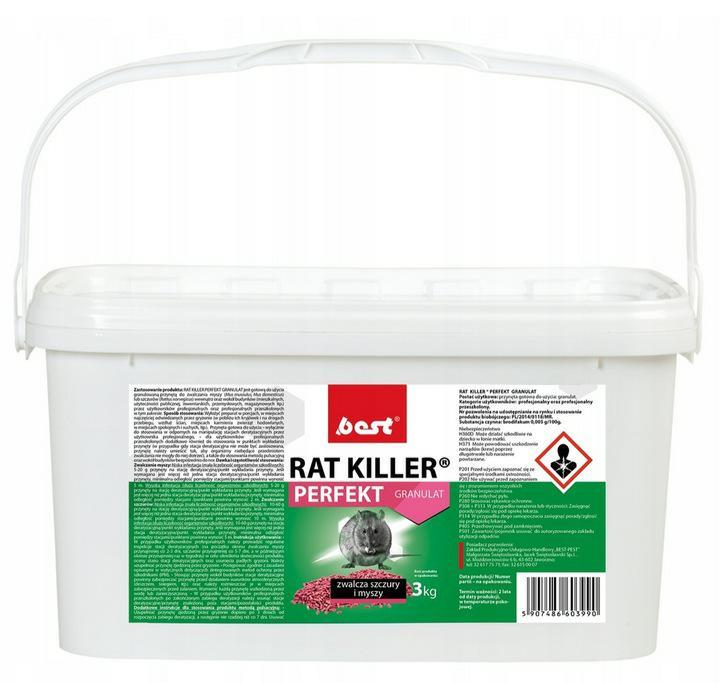RAT KILLER PERFEKT GRANULAT 3 KG,