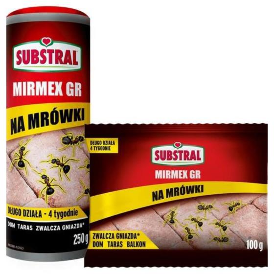 SUBSTRAL MIRMEX GRANULAT NA MRÓWKI 100    G,